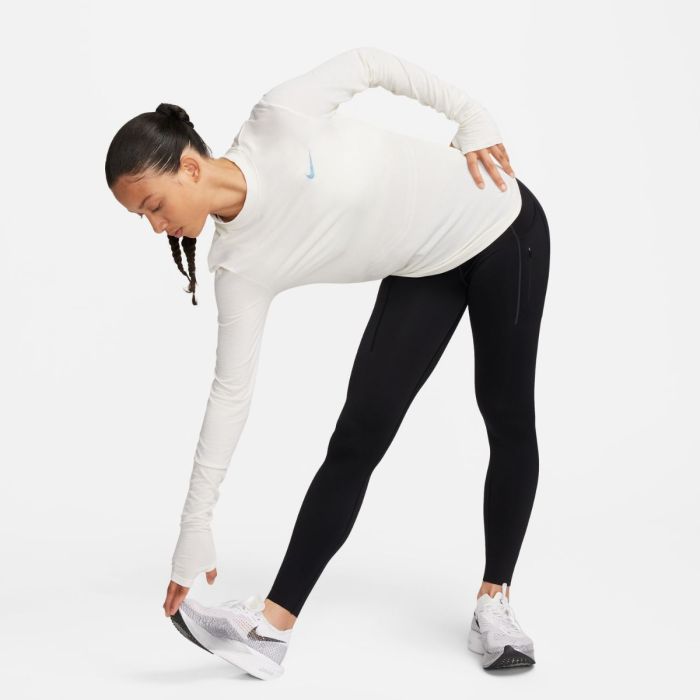 Nike Dame Trøjer Swift Dri-FIT Wool LS Tee Hvid
