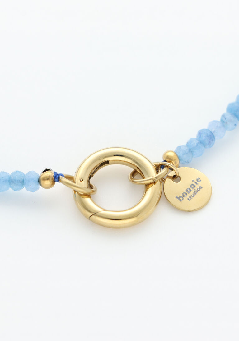 lichtblauwe bonnie studios kettingen roger long necklace