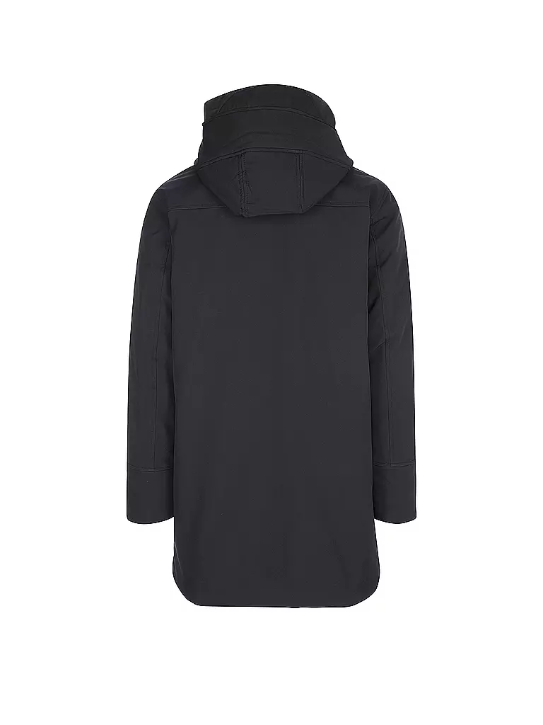 KNOWLEDGE COTTON APPAREL Softshell Parka schwarz