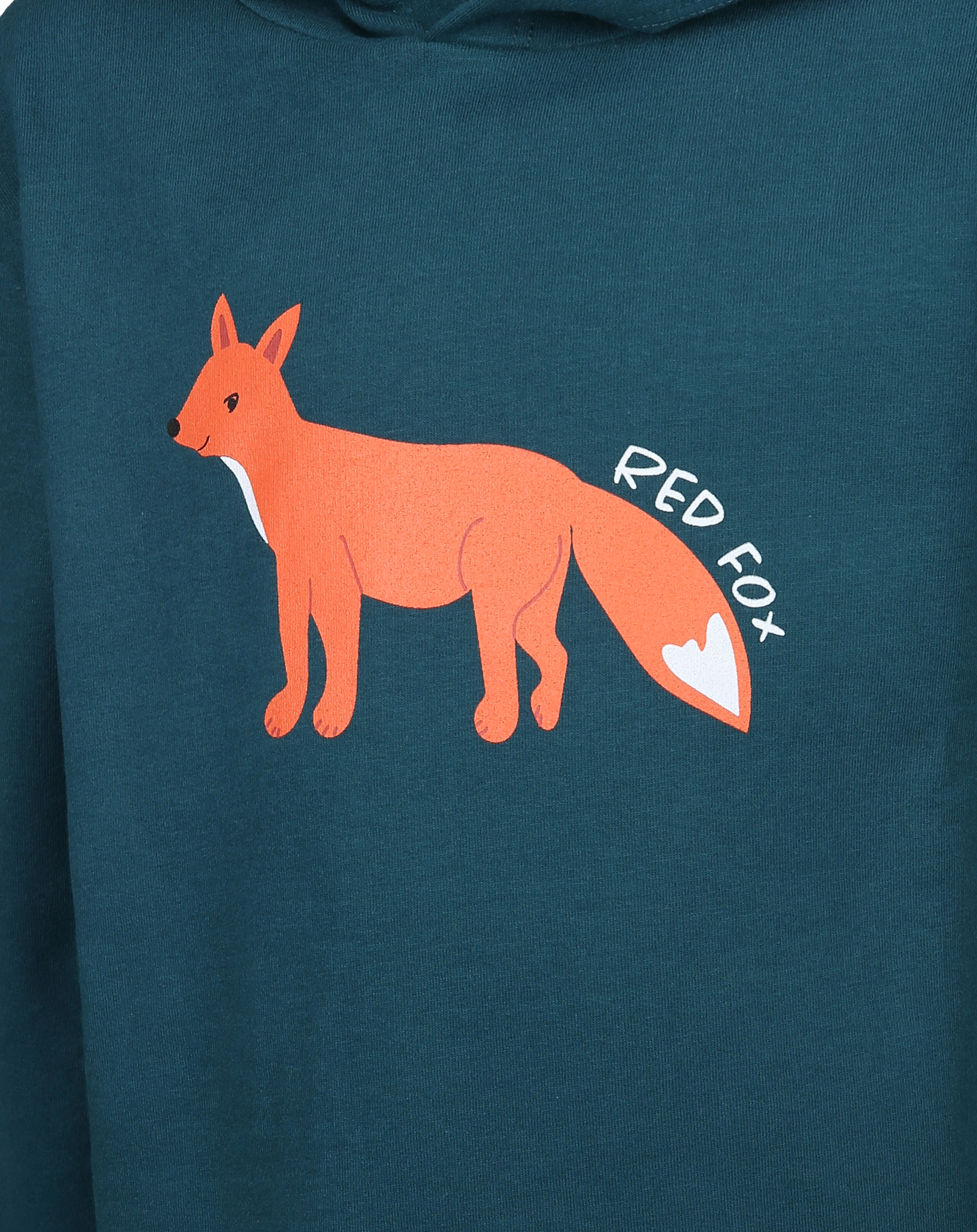 Kapuzen-Sweatshirt FUCHS in dunkelgrün