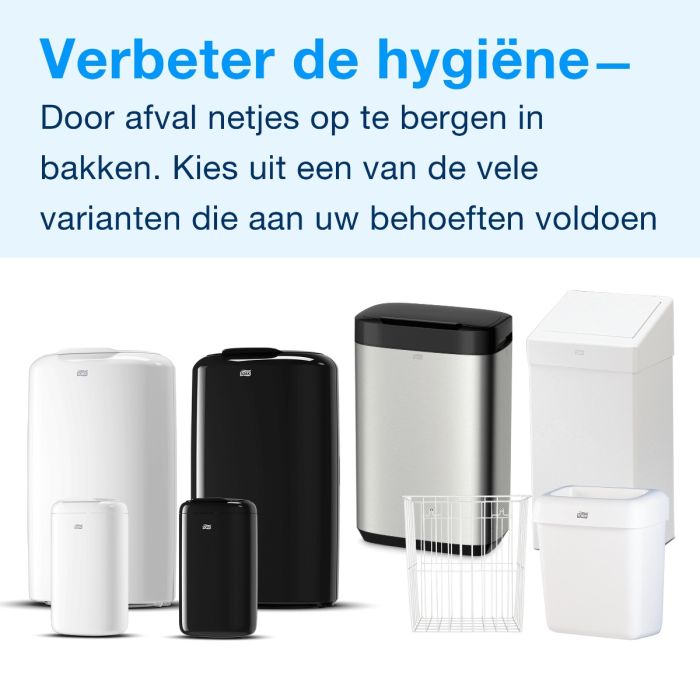 Tork 460015 Deksel voor afvalbak 50 ltr, zwart Image Design (460015)