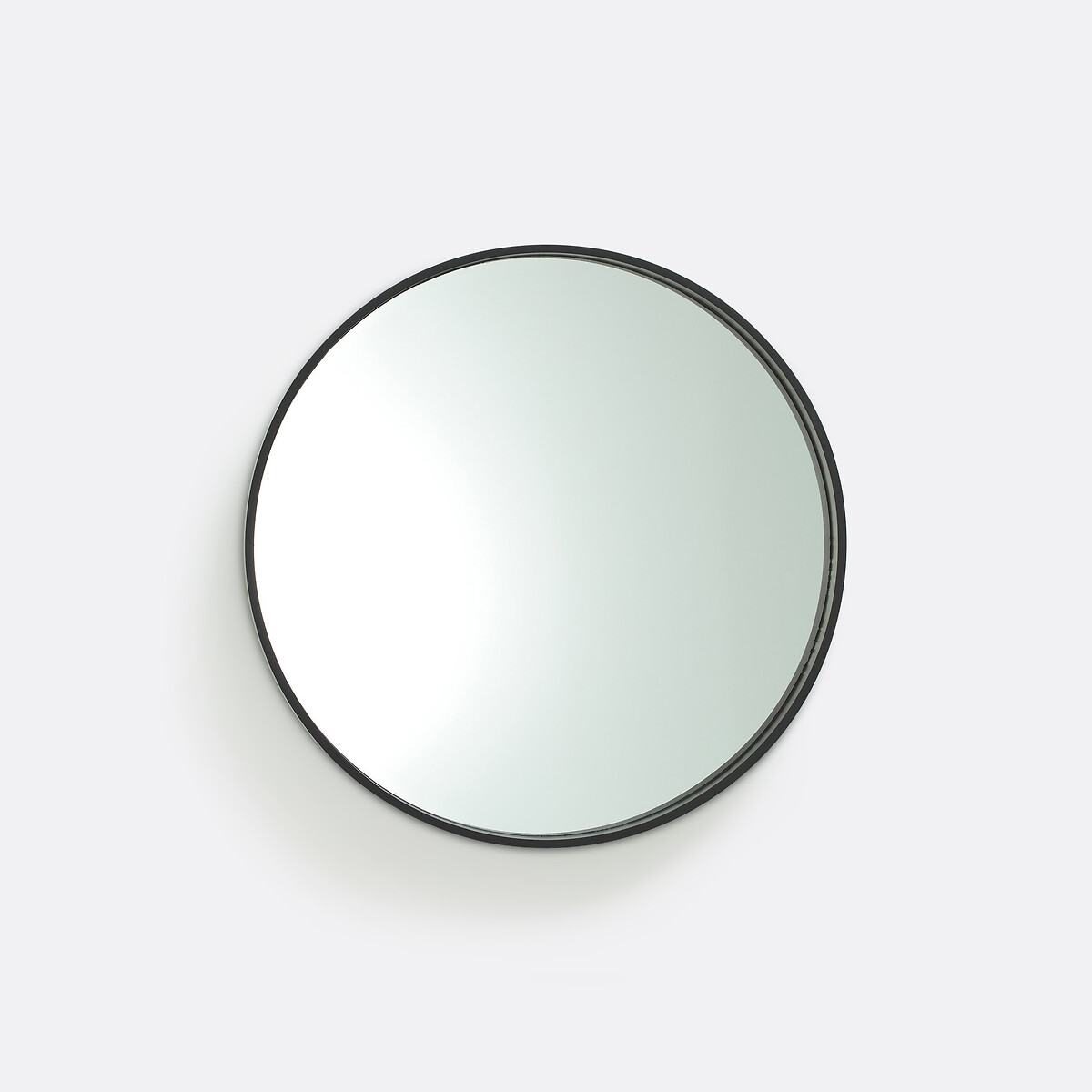 LA REDOUTE INTERIEURS<br>Espelho redondo, preto Ø55 cm, Alaria