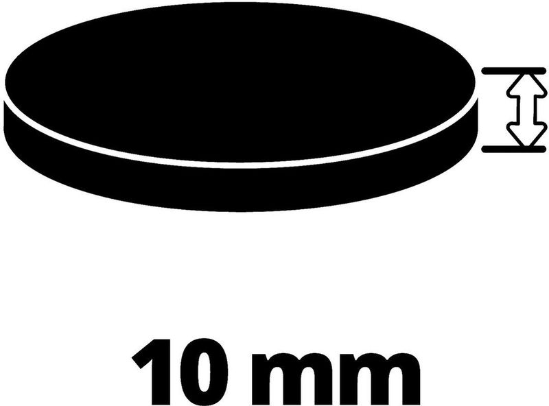 Einhell - Reinigingspadsset - 6-delig - Ø100 mm - Dikte 10 mm