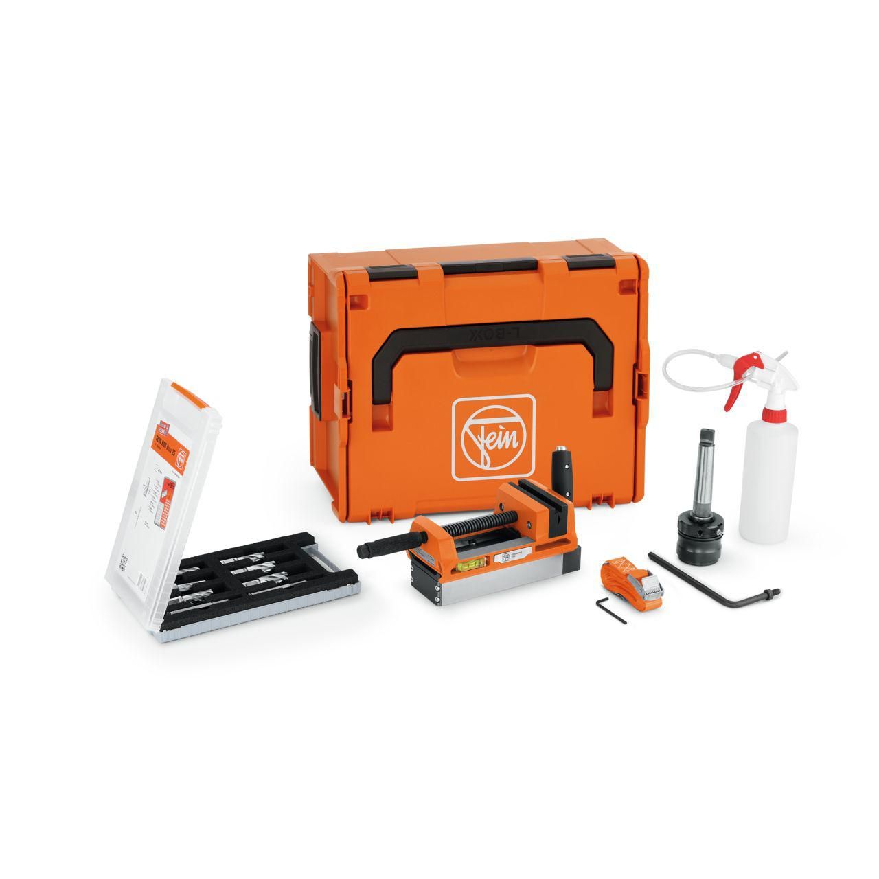 Fein VersaMAG Magneetbankschroef met kernborenset MK3 in  L-Boxx - 90701007000