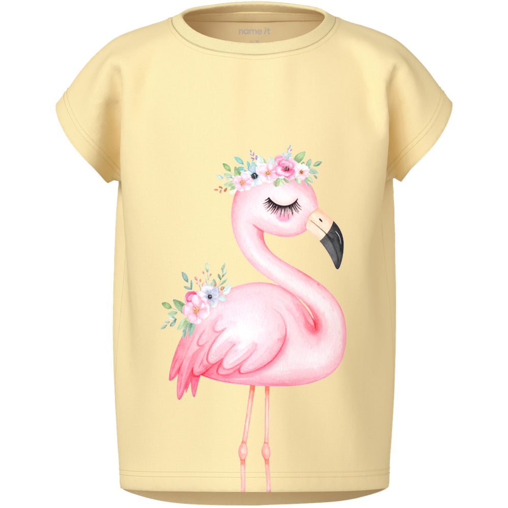 Køb Name It Double Cream Flamingo Nmfvotia Capsl Top