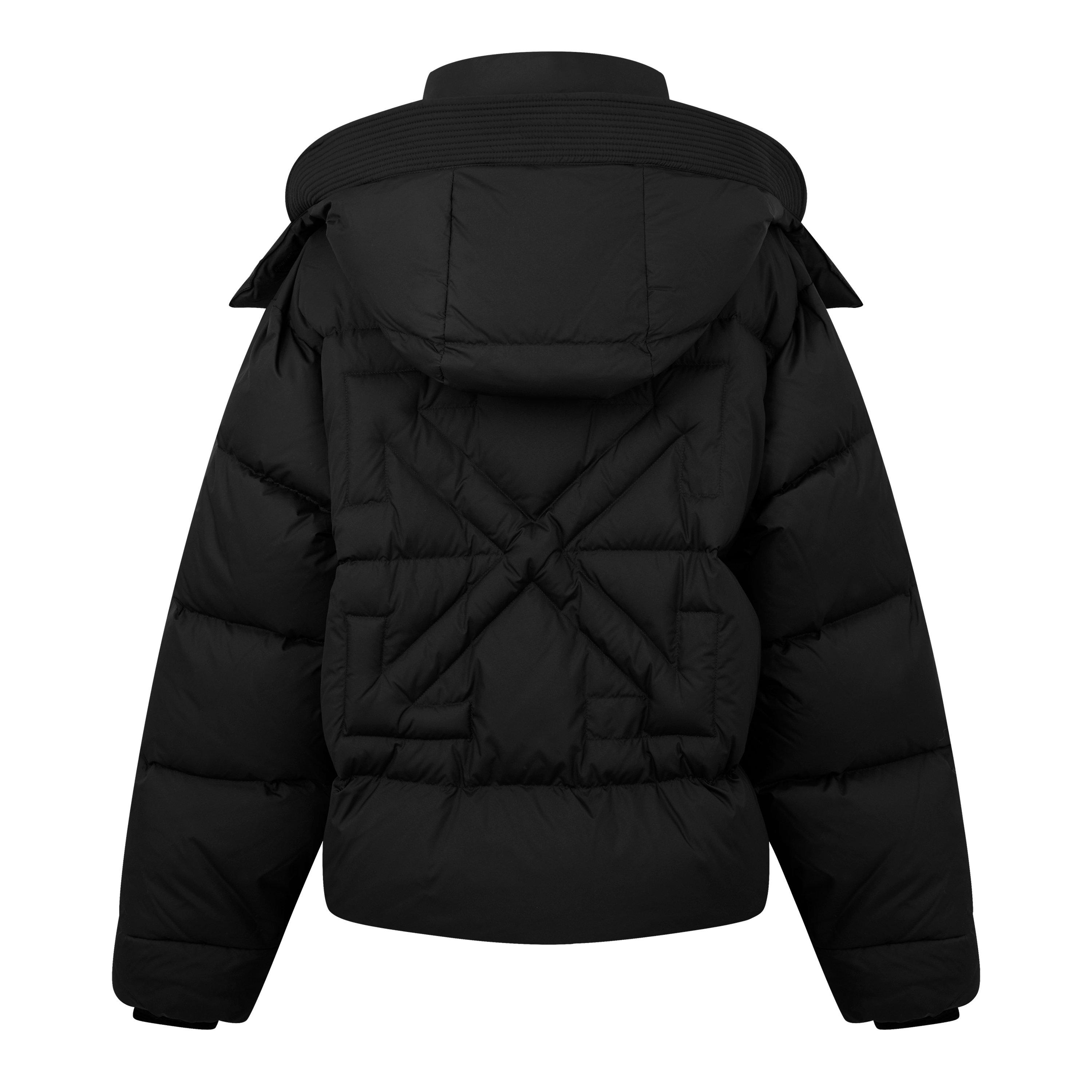 Off White Peach Ny Arrow Over Puffer