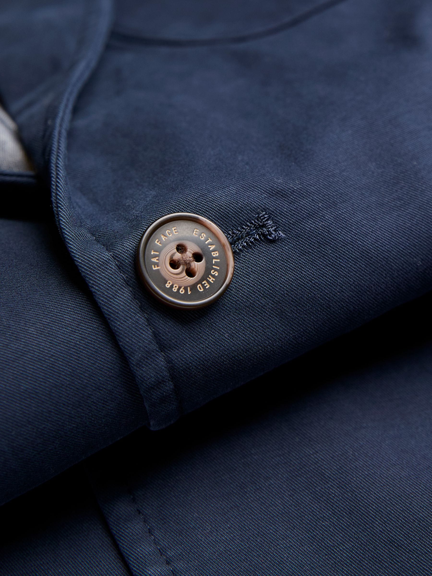Marineblauw - FatFace 100% Cotton Blazer