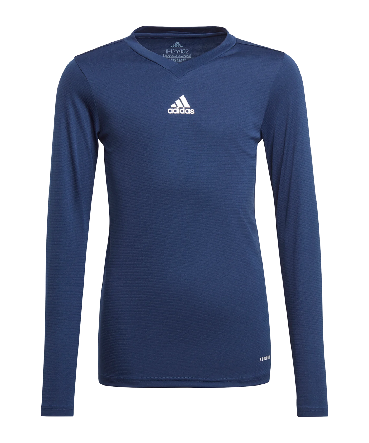 adidas Team Base Top langarm Kids Blau