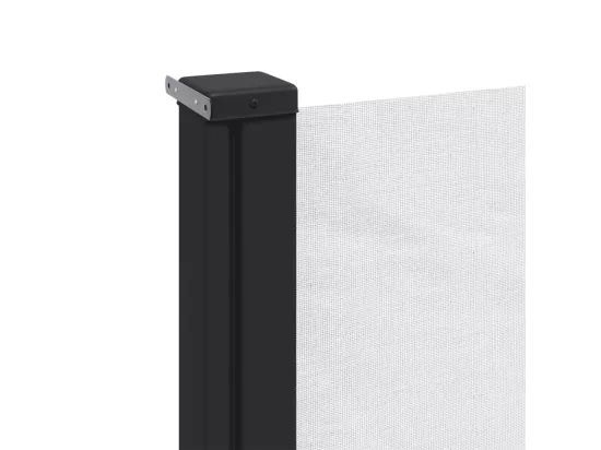 Auvent latéral rétractable blanc 100x300 cm