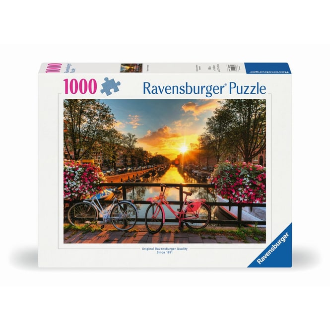 Puzzle - Fahrräder in Amsterdam - 1000 Teile