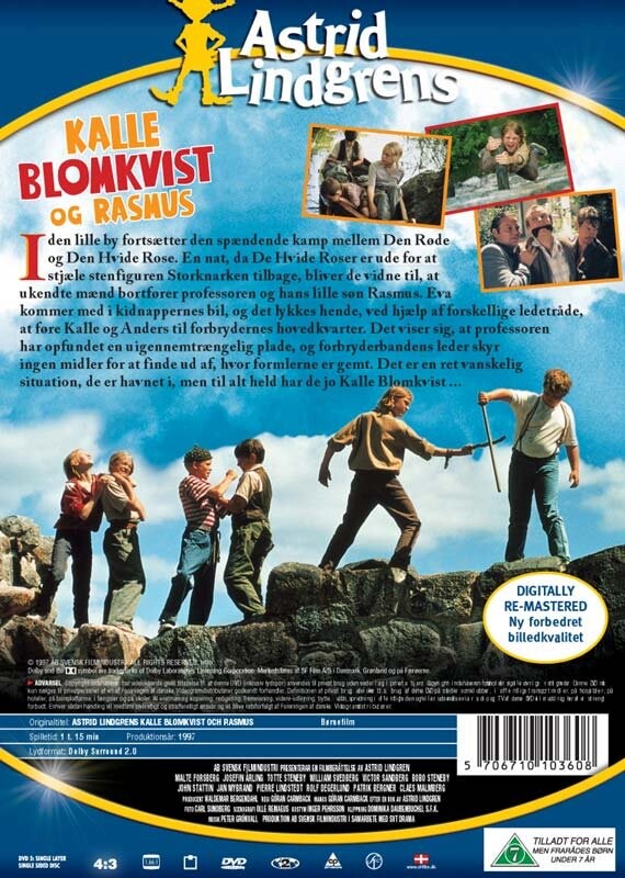 Kalle Blomkvist Og Rasmus / Kalle Blomkvist Och Rasmus - DVD