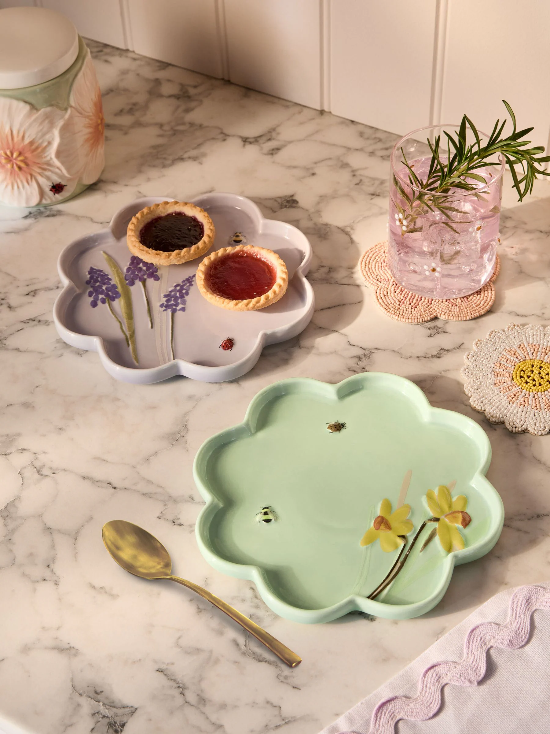 Set of 4 Flower