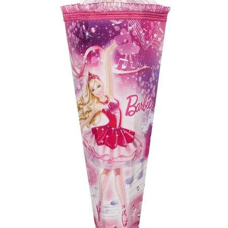 Nestler Schultüte Barbie Prima Ballerina 6-eckig, Organza, 85cm