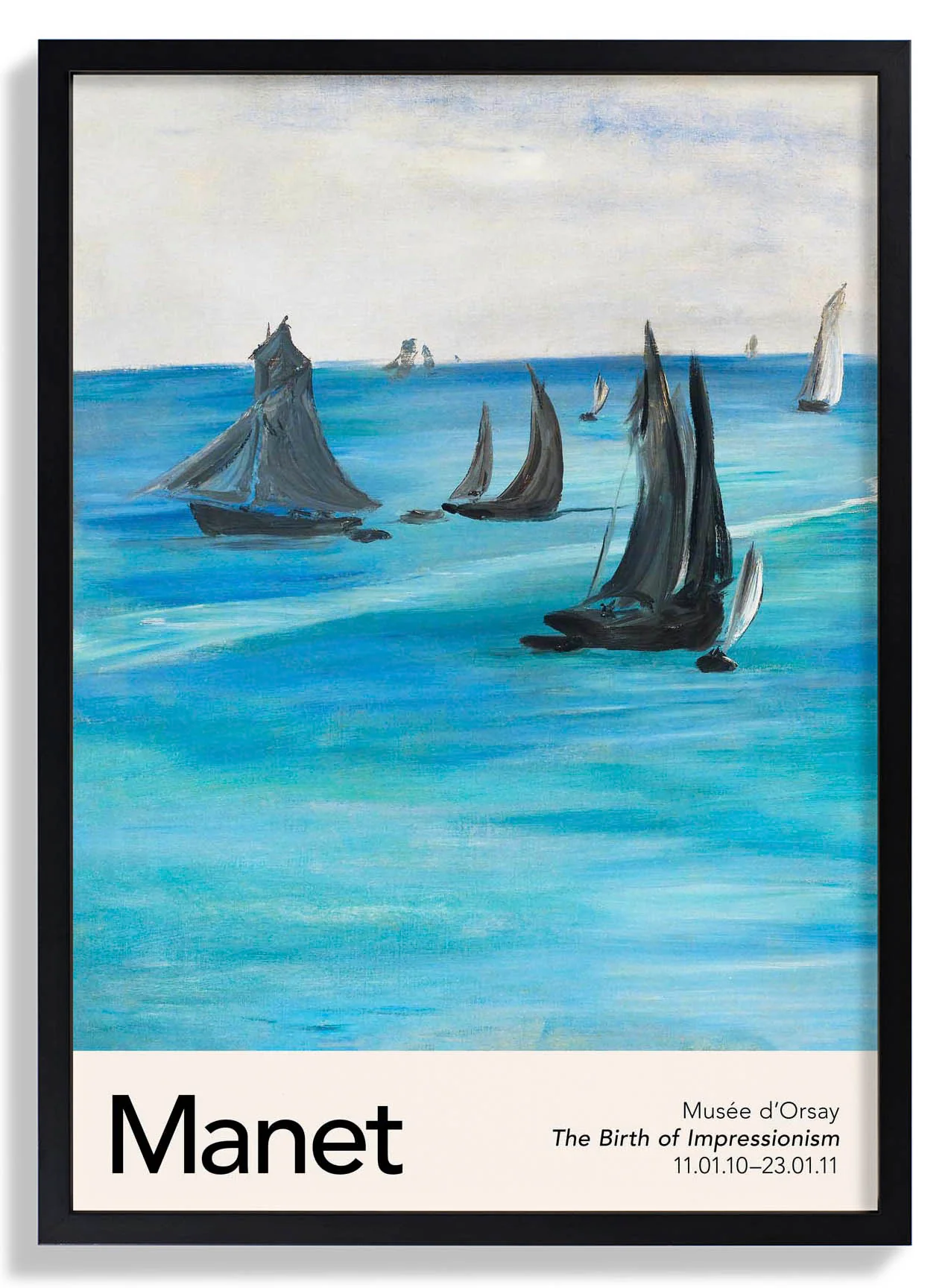 Meerblick, ruhiges Wetter von Manet Ausstellung