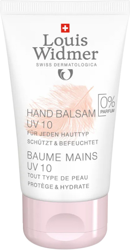 Louis Widmer Handbalsem UV 10 Ongeparfumeerd 50ml