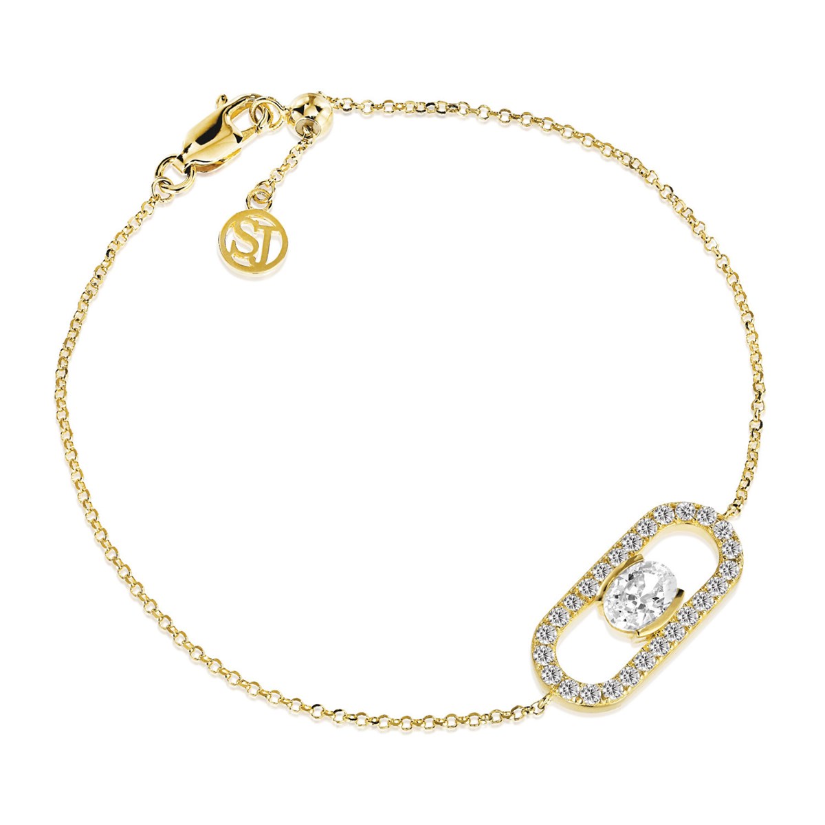 Bracelet SIF JAKOBS ELLISSE CAREZZAOxydes de zirconium