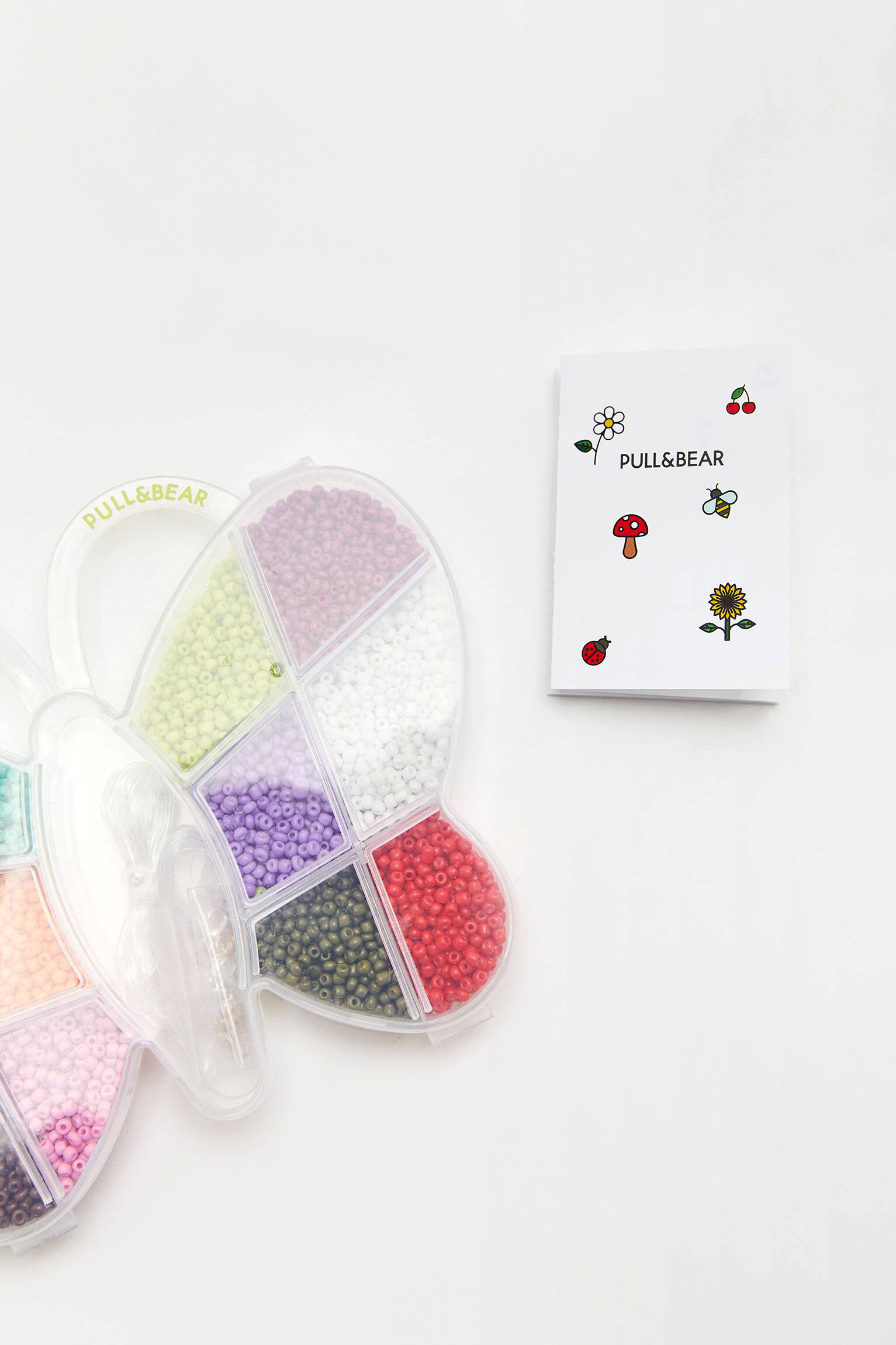 Kit de miçangas coloridas sortidas
