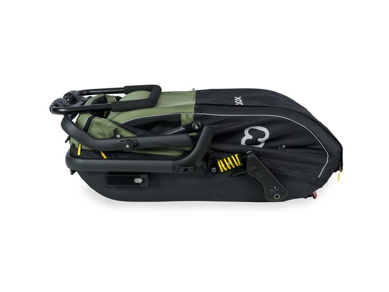 Hamax Veloanhänger Dog Trailer Pluto M für Hunde bis 35 kg Veloanhänger und Buggy für Hunde