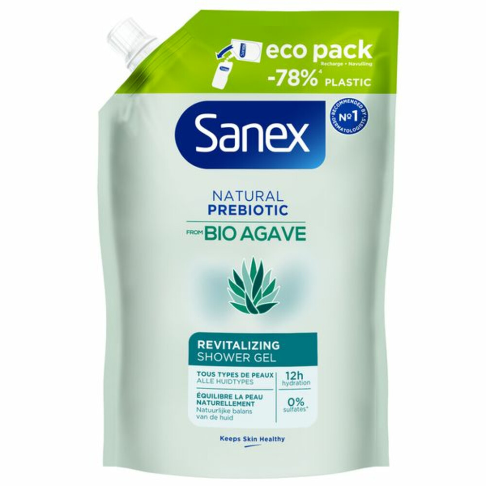 Sanex Agave Revitalizing Douchegel Navulling450 ml