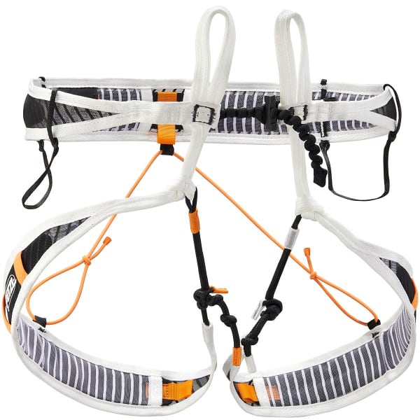 Baudrier alpinisme PETZL HARNAIS FLY WHITE/ORANGE/BLACK