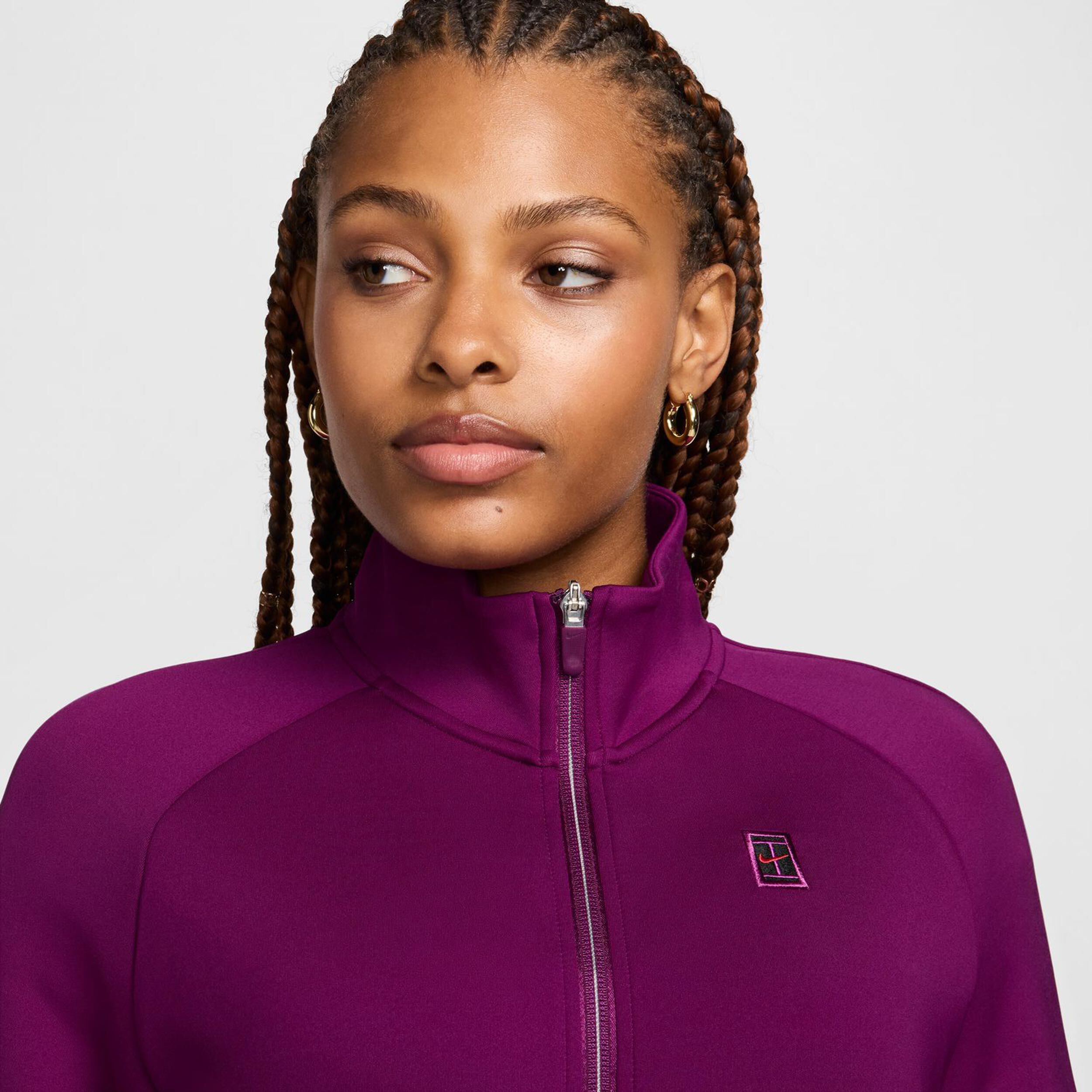 Nike Court Heritage Veste De Survêtement Femmes - Berry