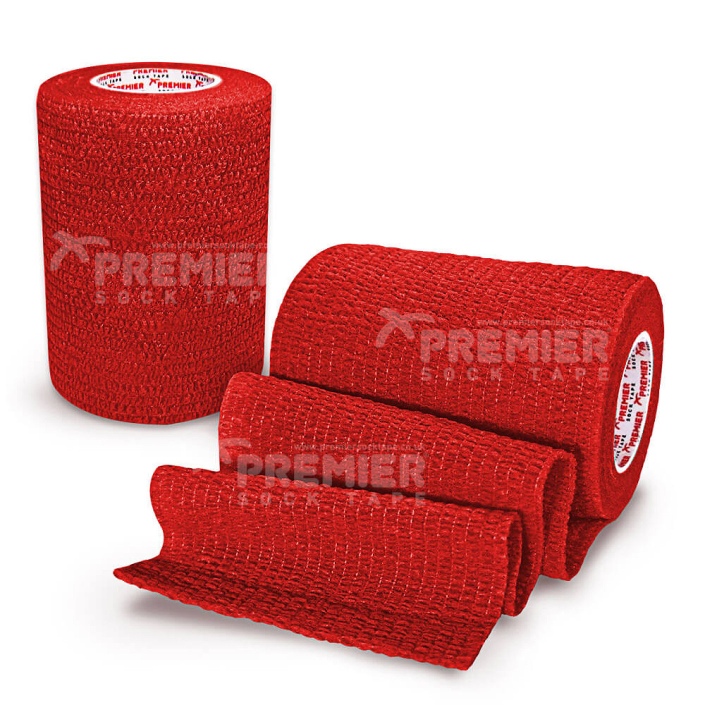 Premier Pro-Wrap Sokkentape 7.5cm Rood