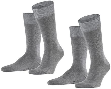 Falke Happy Sokken 2 Paar Grijs Melange 14610-3390 kopen