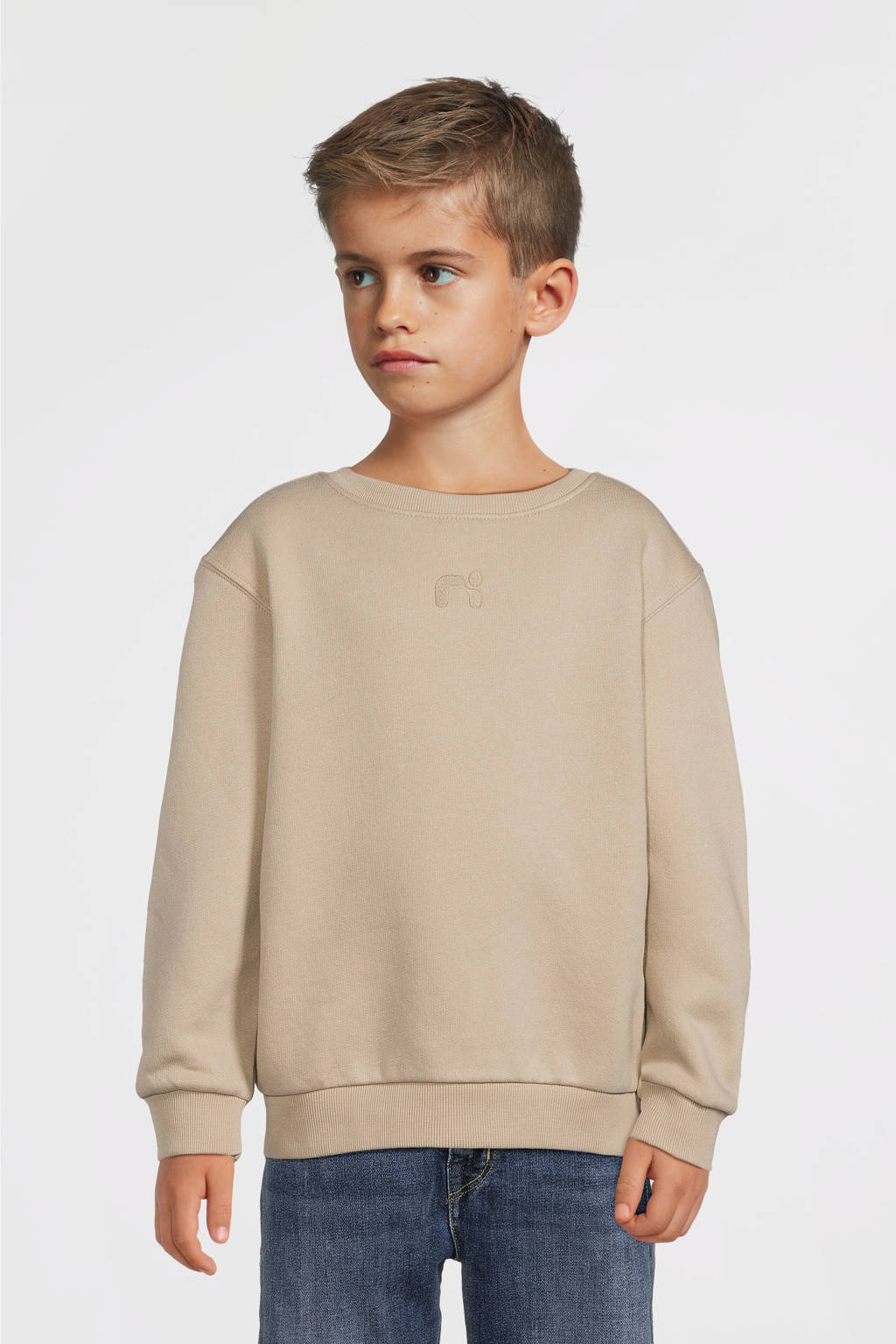 NAME IT sweater NKMOSSY beige