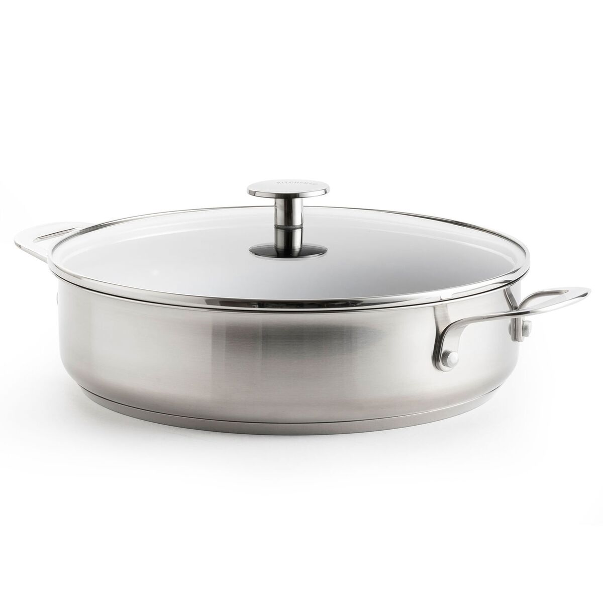 Stekepanne 28 cm, rustfritt stål