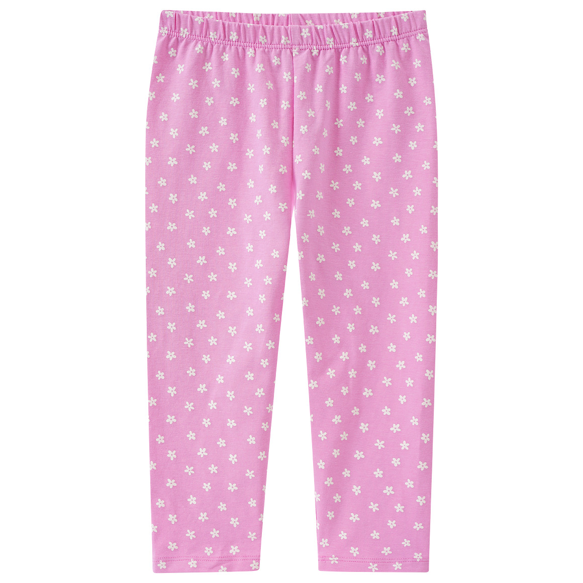 Topolino Mädchen Capri-Leggings mit Allover-Print rosa / weiss