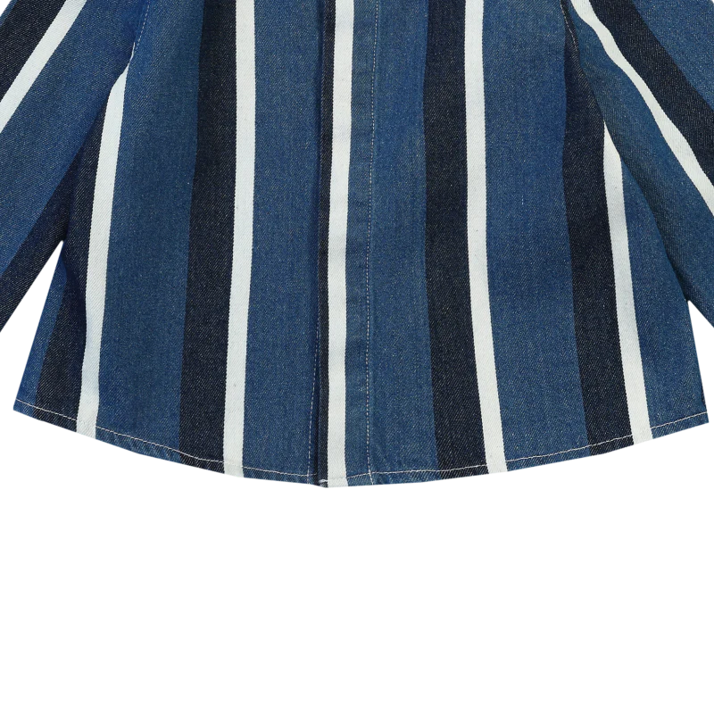 Ditmer Overshirt | Vintage Blue - White Striped