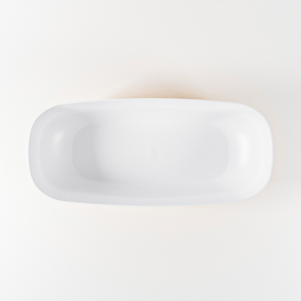 Mondiaz Stone vrijstaand bad 170x75cm kleur ocher/talc