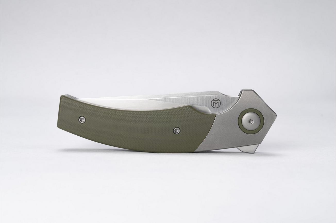 Grailer 4 OD Green G10 zakmes, Michel Timmermans design