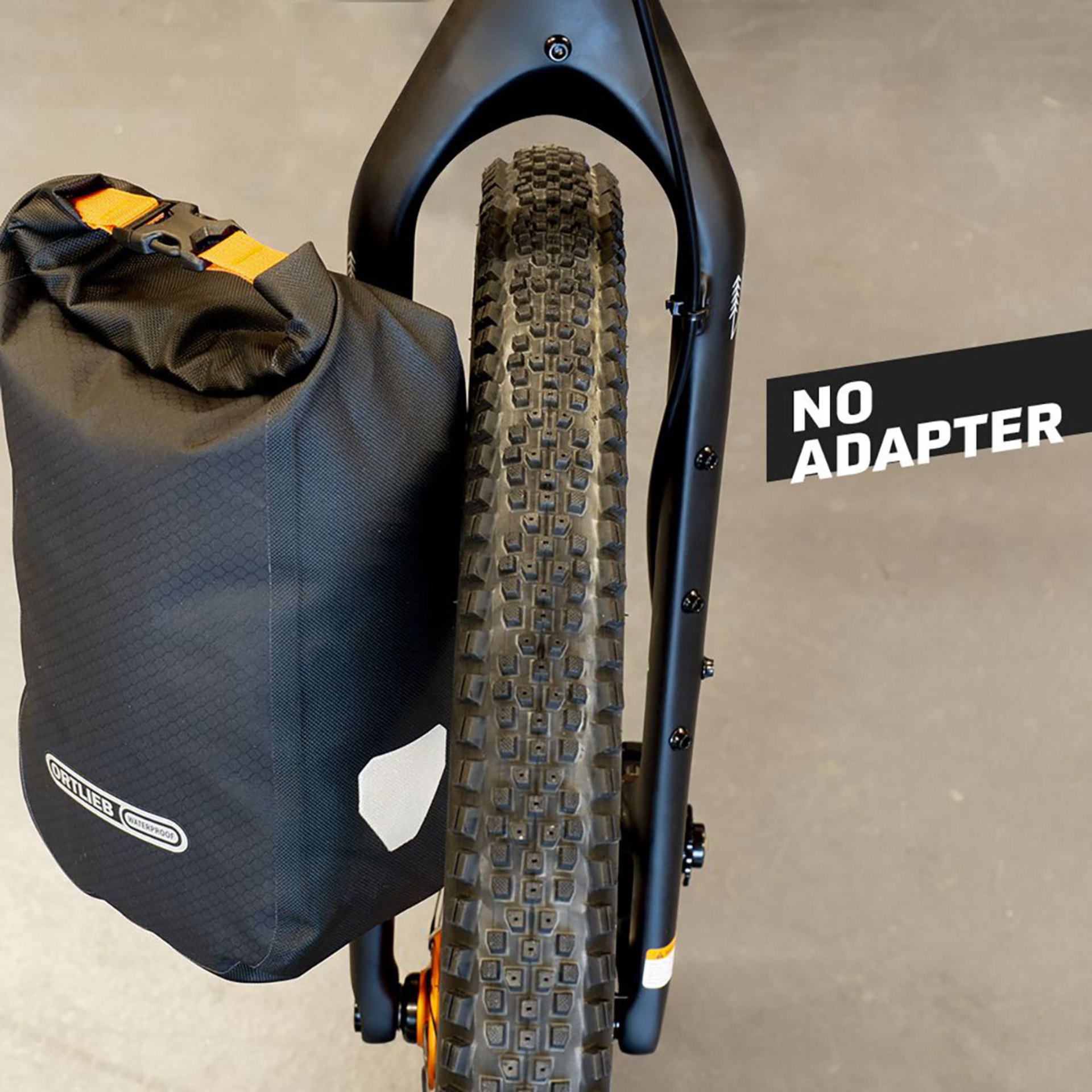 ORTLIEB Fork-Pack Adapter 45-30 Zwart