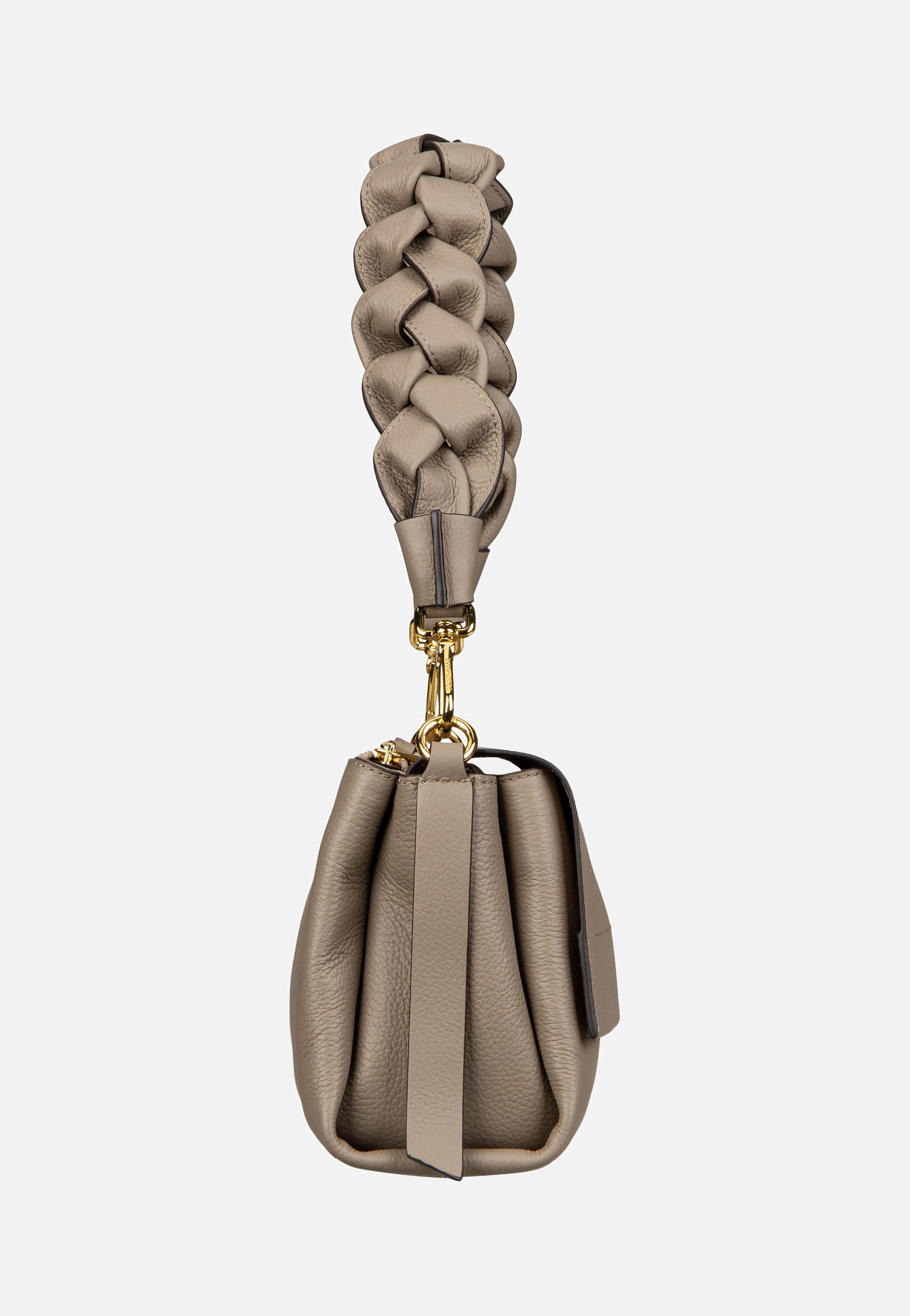 Boheme Grana Double 1201 Warm Taupe/Rosette - Umhängetasche