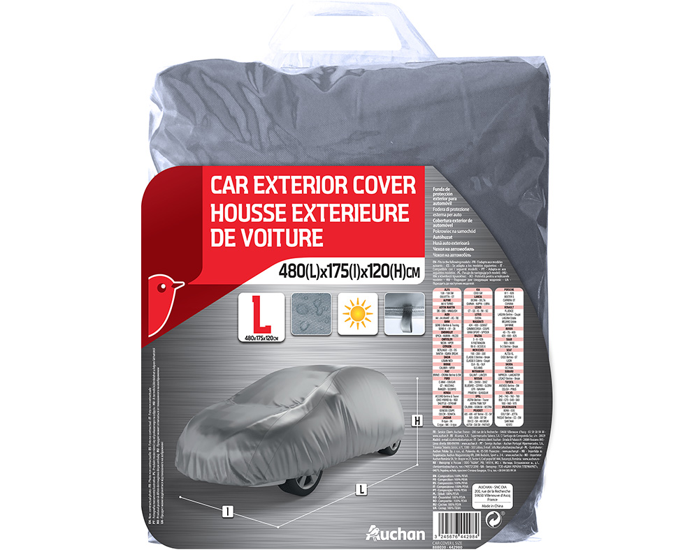 CAPA AUTOMÓVEL AUCHAN EXTERIOR TAMANHO L