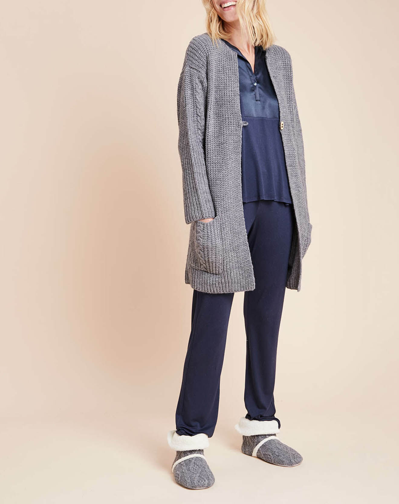 Le Chat Gilet Essentiel gris