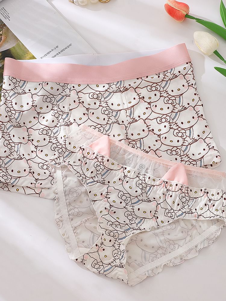 Pancherry - Koppelset: Cartoon Print Panty + Boxershort