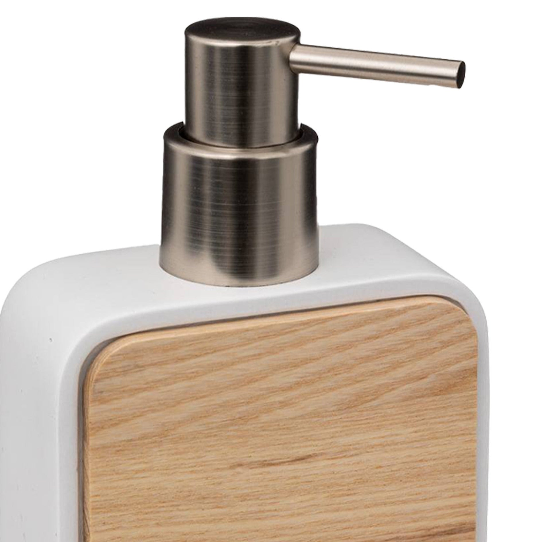 5Five Zeeppompje - wit - 10 x 15 cm - 200 ml - bamboe