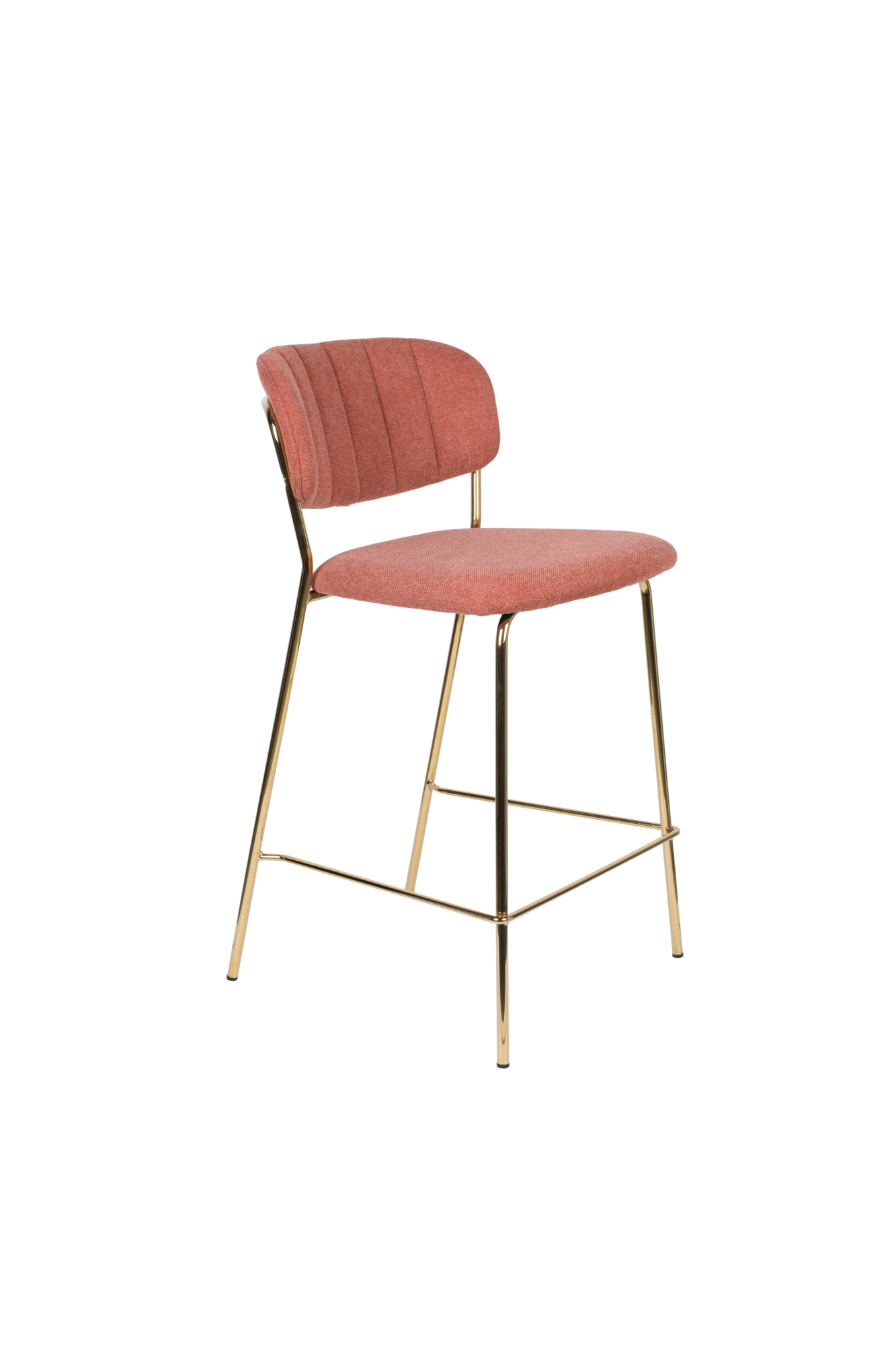 Barkruk Jolien goud/roze - set van 2