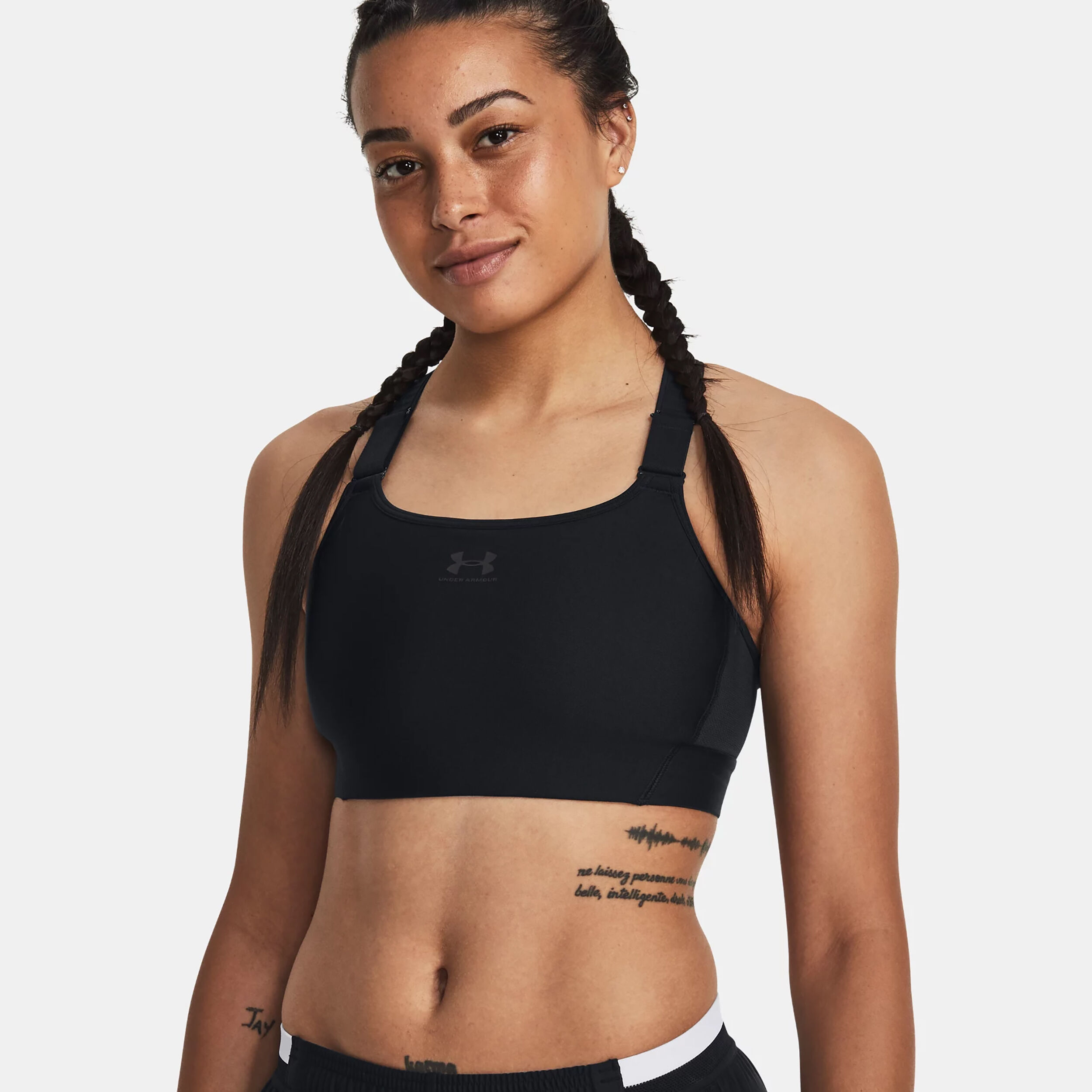 Under Armour Heatgear High Soutien-gorge Sport Femmes - Noir