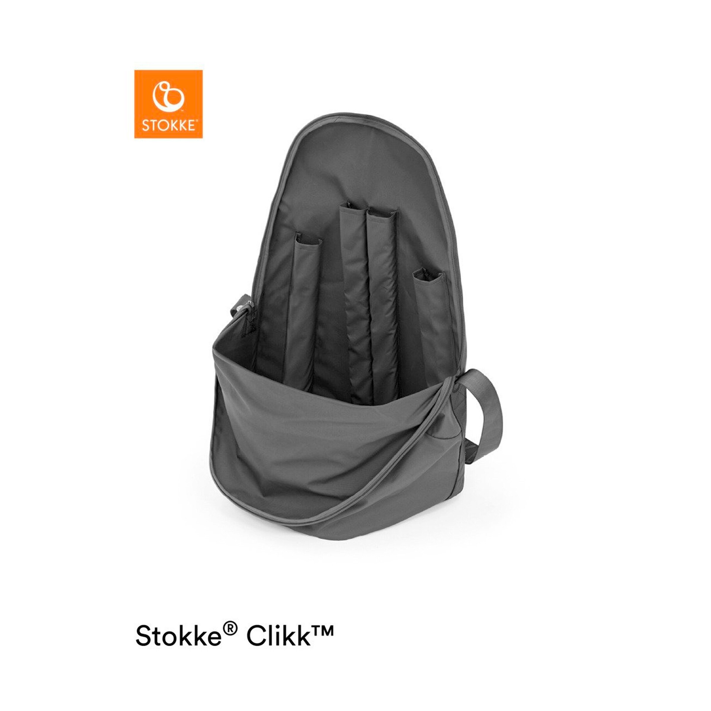 Stokke® - CLIKK™ Bundle Hochstuhl Clikk inkl. Travel Bag Midnight Black