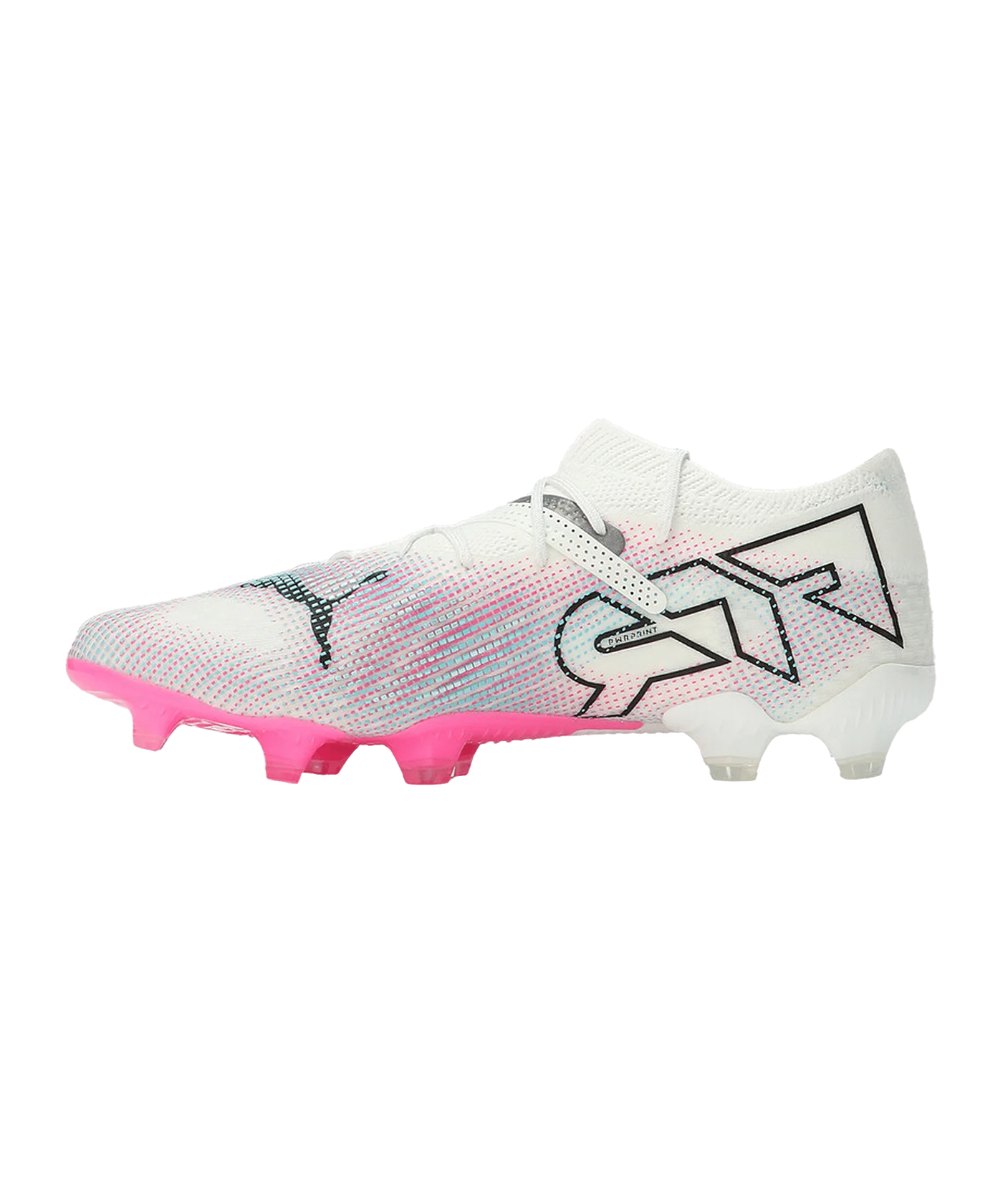 PUMA FUTURE 7 Ultimate Low FG/AG Phenomenal Weiss Schwarz Pink F01