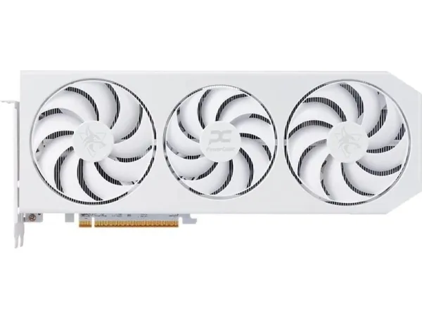 PowerColor Hellhound Radeon RX 9070 XT - Grafikkort - Radeon RX 9070 XT - 16 GB GDDR6 - PCIe 5.0 x16 - HDMI, 3 x DisplayPort - spektralhvid