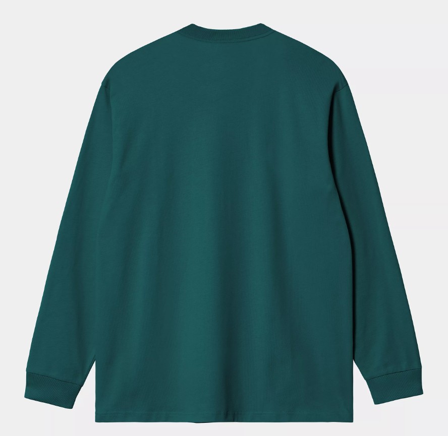 Carhartt WIP LS American Script T Shirt Natural