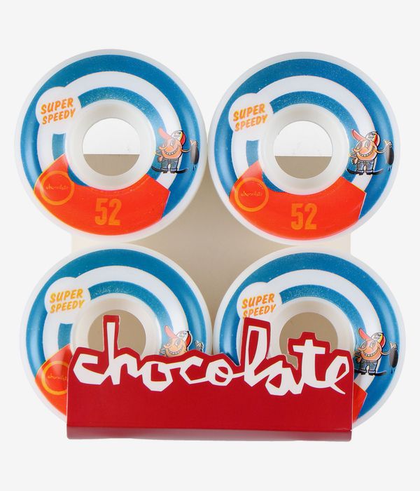 Chocolate Hecox Conical Rollen (multi) 52mm 99A 4er Pack