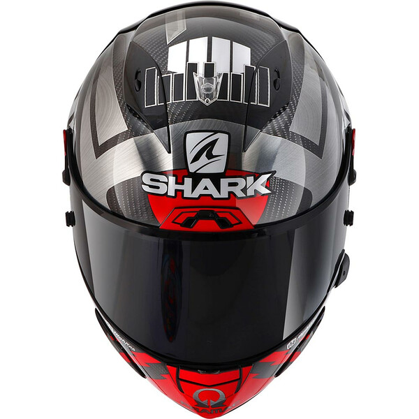 Shark - Casque Race-R Pro GP 06 Replica Zarco Winter Test Noir / Rouge / Argent