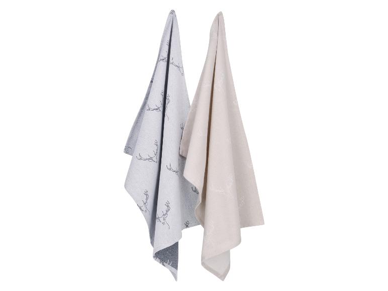Set van 2 theedoeken 50 x 70 cm