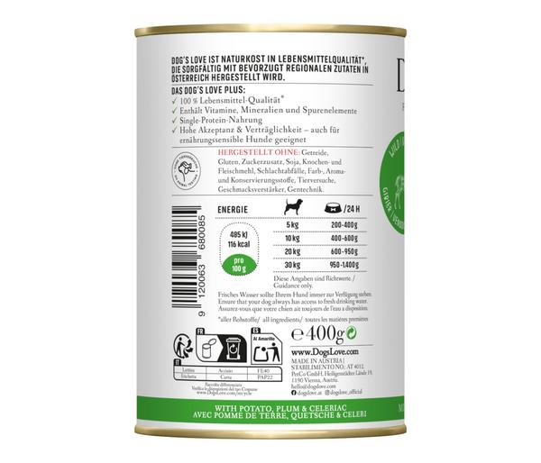 DOG'S LOVE Nassfutter für Hunde Adult, 6 x