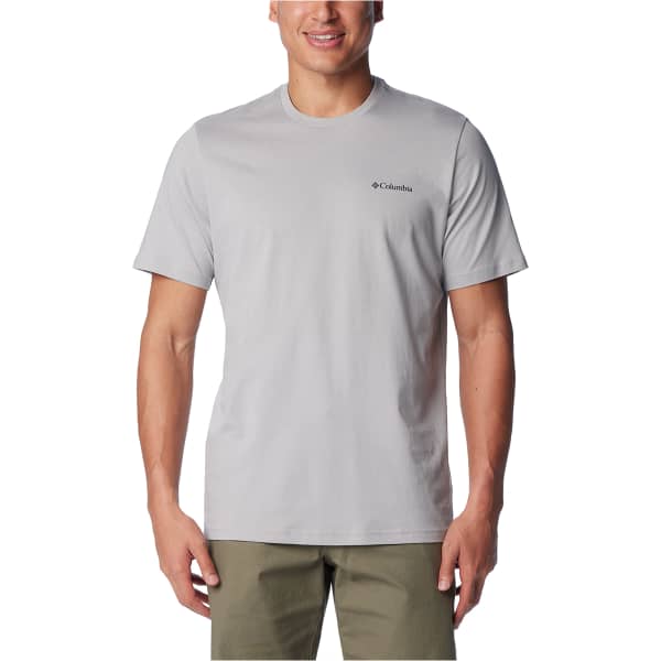T-shirt COLUMBIA ROCKAWAY RIVER BACK GRAPHIC SHORT SLEEVE TEE COLUMBIA GREY/ROCKY ROAD